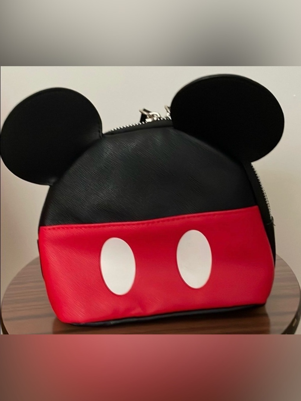 BioWorld Disney Mickey Mouse Mini Crossbody Purse with Ears 3D Domed